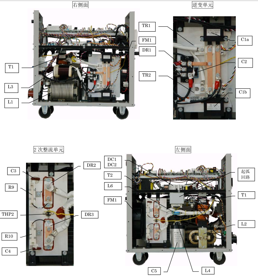 OTC Daihen (歐地希) EP400 其他角度零部件配置圖