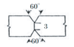 OTC P500L 下向?qū)与p面焊坡口形狀 12.0mm