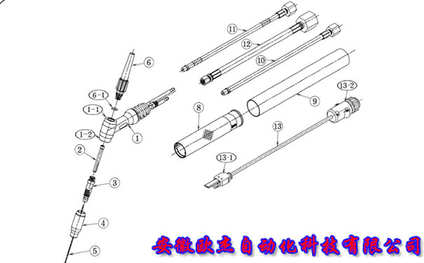 OTC Daihen AW18 水冷氬弧焊槍分解圖及零件規(guī)格