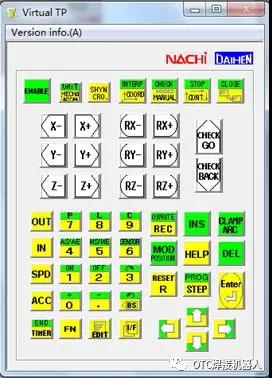 OTC機(jī)器人編碼器修正-按下R鍵