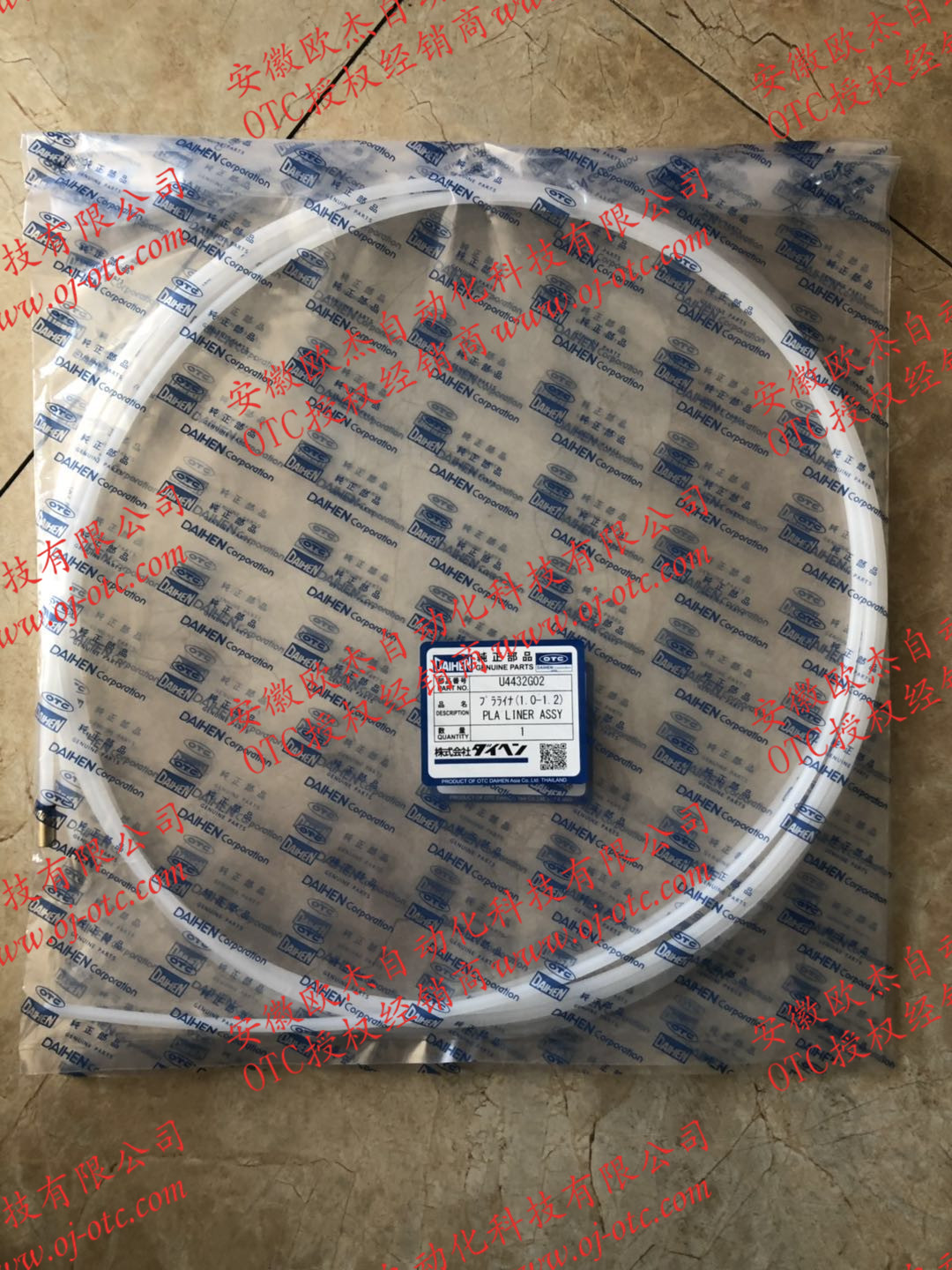 OTC鋁焊送絲管U4432G02接口細節(jié)