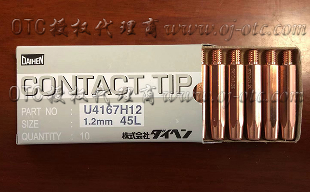 OTC Daihen原裝導(dǎo)電嘴U4167H12正面