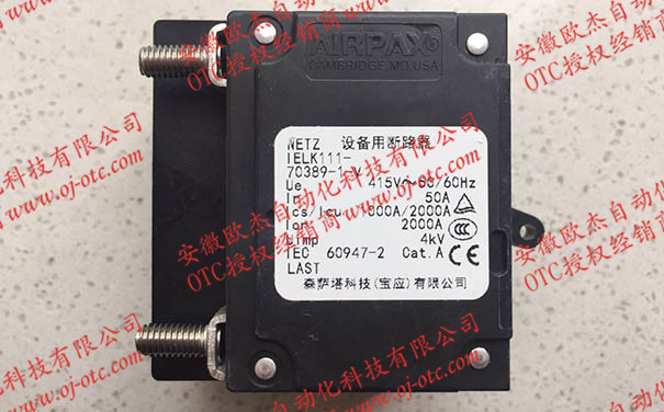 4614-109原裝OTC焊機(jī)開關(guān)斷路器 OTC Daihen原裝開關(guān)斷路器4614-109正面