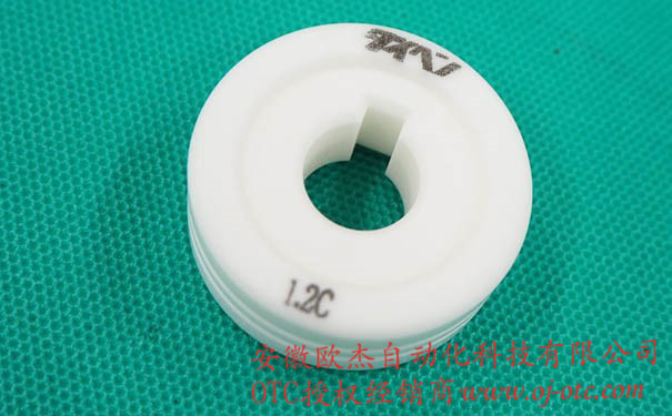 K970E24原裝OTC送絲輪 OTC陶瓷送絲輪K970E24側(cè)面細(xì)節(jié)