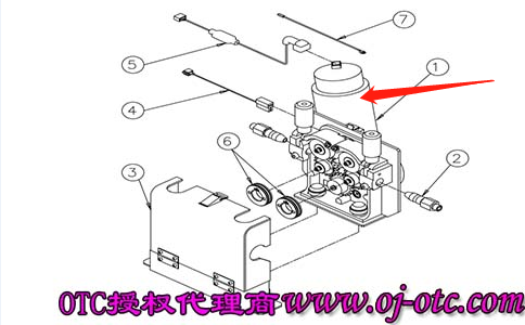 4802-206 在AF4001送絲機(jī)中的位置