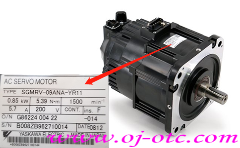 SGMRV-09ANA-YR11安川伺服電機(jī)馬達(dá) 安川原裝伺服電機(jī)SGMRV-09ANA-YR11正面