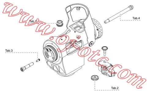 Fronius CMT送絲馬達(dá)分解圖